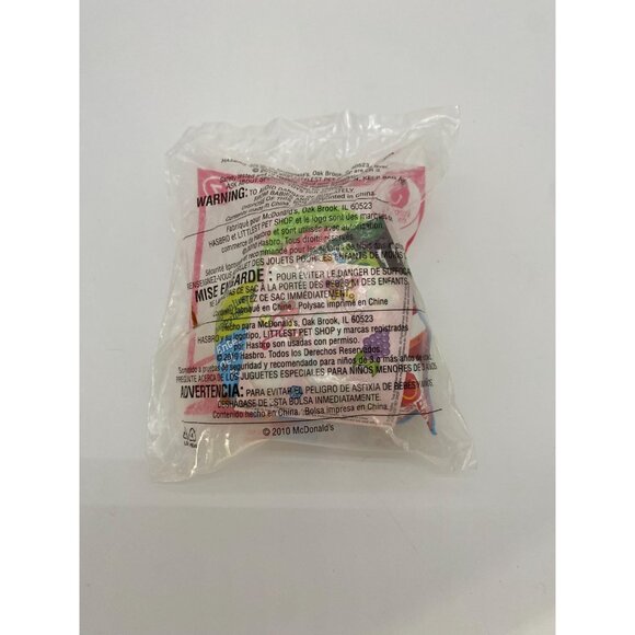 2010 McDonald's Hasbro Littlest Pet Shop Bird Happy Meal Toy Sealed - Picture 2 of 3